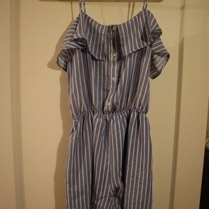 Striped romper